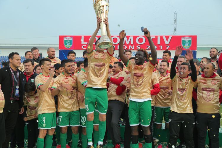 Lokomotiv PFC Uzbekistan champions 2017