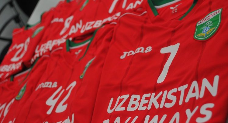 PFC Lokomotiv Uzbekistan shirt kit